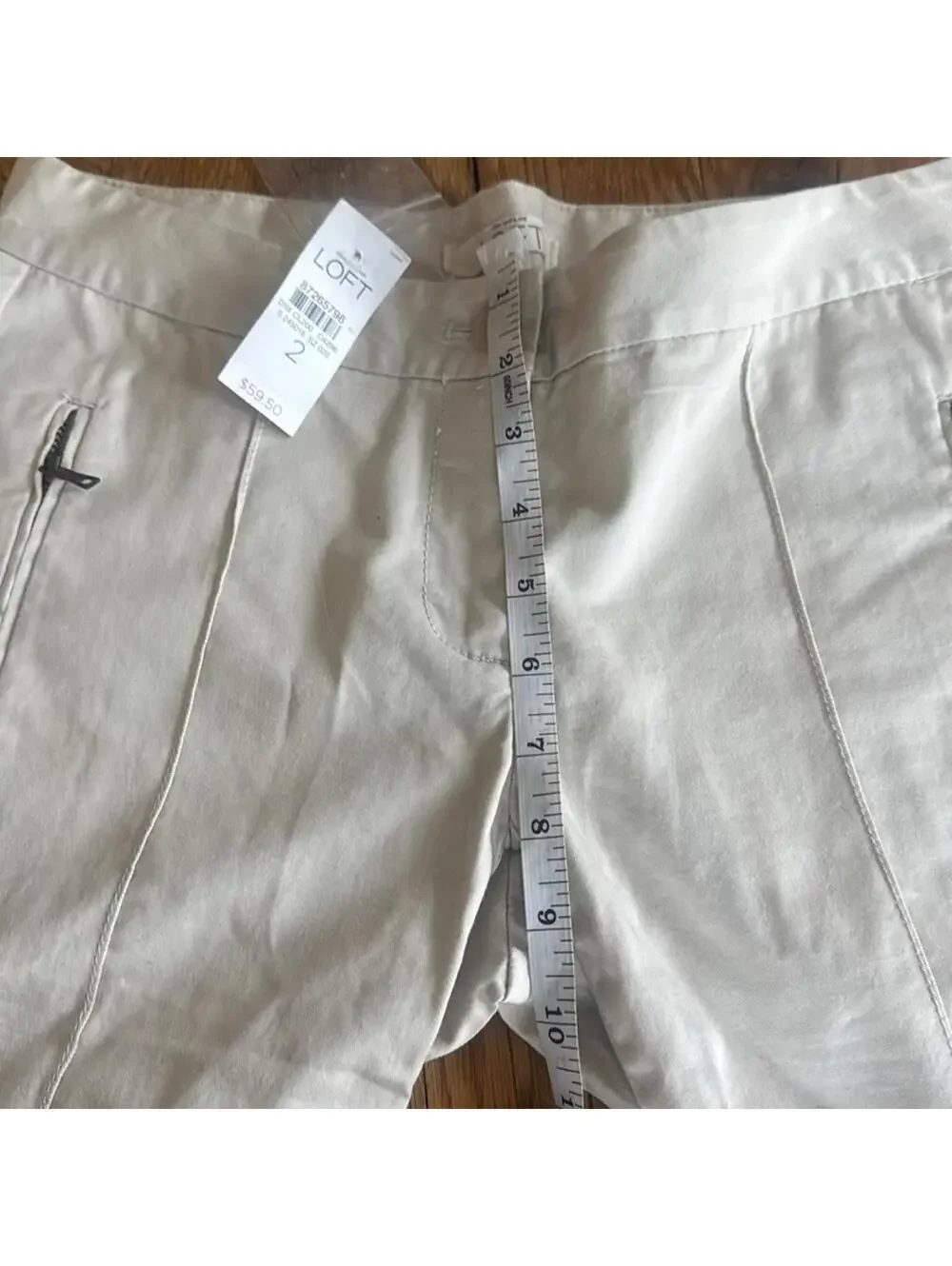Ann Taylor Loft cream pants size 2